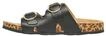 s.Oliver Damen Pantoletten &ndash; Leder-Optik mit Schmuck-Detail