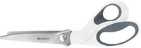 Westcott 15983-001 Zackenschere, ergonomischer Griff, 24,2 cm, wei&szlig;/grau