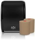Blanc HYGIENIC COSMOS Sensor-Handtuchspender Schwarz + 2 ECO-Rollen | G&uuml;nstig &