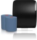 Blanc HYGIENIC Cosmos Autocut-Set Schwarz + 2 Classico-BLAU-Rollen &agrave; 145 m 
