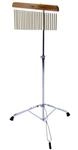Fame Chimes 25, 25-Bar Messing Chime Percussion, Mit St&auml;nder, Naturfarben,