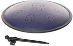 Fame 14" Copper Tongue Drum in D Minor, Purple, 9-Tone Steel Drum, Matt Finish,