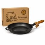WDMT Gusseiserne Bratpfanne &ndash; &oslash; 26 x 4 cm &ndash; Induktionsgeeignet &ndash;...
