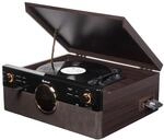 Denver MRD-180DW Musikcenter mit Plattenspieler, DAB+, CD & Bluetooth |...