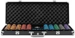 Home Deluxe - Pokerkoffer NO Limit - hochwertiger Aluminiumkoffer, Wasserfeste