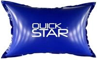QUICK STAR Poolkissen Eckig 200x400 cm Blau | 4 Seile & Sicherheitsventil | 2X