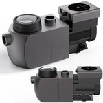 Mucola Poolpumpe Filterpumpe Inverter 26500 l/h WLAN f&uuml;r Pools 50-80 m&sup3; |...