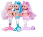 Simba Evi Love Mermaid - bewegliche Puppe (14 cm) mit Flosse die beim Sch&uuml;tteln