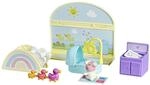 Peppa Wutz Evies Babyzimmer-Set mit 1 Figur und 7 Accessoires, passt zum Spielset