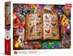 Trefl - Puzzle 1000 Teile, Atlas der fantastischen V&ouml;gel | F&uuml;r Kinder und