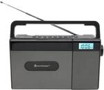Soundmaster RCD1170SW CD-Radio mit Akku & Bluetooth, USB-MP3 | sehr kompakt,...