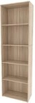 Vicco B&uuml;cherregal Bob, Sonoma, 60 x 190 cm | mit 5 F&auml;chern, zur Aufbewahrung...