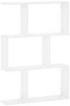 vidaXL Wandregal Wei&szlig; 72 x 17 x 105 cm Holzwerkstoff | Gefertigt aus...
