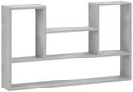 vidaXL Wandregal Betongrau 100 x 17 x 60 cm Holzwerkstoff | Dieses Wandregal...