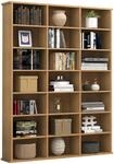 VCM Holz CD DVD Standregal B&uuml;cherregal Medienregal Raumteiler Deko Regal...