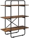 vidaXL B&uuml;cherregal 3 Ebenen 80 x 35 x 105 cm PB R&auml;uchereiche | Holzwerkstoff...