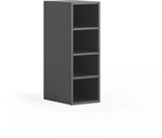 Vicco Aufbewahrungsregal RULA, Anthrazit 25 x 81.6 cm