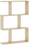 vidaXL Wandregal Sonoma-Eiche 72 x 17 x 105 cm Holzwerkstoff | Gefertigt aus