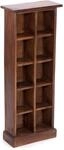DESIGN DELIGHTS RUSTIKALES CD & B&Uuml;CHERREGAL Nature | 94x36x17 cm (HxBxT),