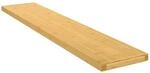 vidaXL Wandregal 100x20x2,5 cm Bambus