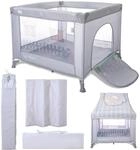 Lorelli Baby Laufstall My Place mit Dach, kleiner Laufgitter 100x100 cm,