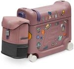 Stokke JetKids Reise Set &ndash; Ride-on Kinderkoffer mit Rucksack, Hazy Lilac 