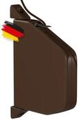 BAUHELD Schnurwickler mit Schnur Mini bis ca. 5,3m Rolladen-Schnur - Braun 