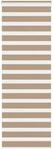 vidaXL Doppelrollo Sandbraun 75x200 cm Stoffbreite 70,9 cm Polyester