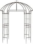 CLP Gartenpavillon wetterfest Keira, Rosenbogen mit Rankhilfe, 270x200 cm,