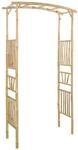 vidaXL Gartenbogen Natur 110 x 40 x 205 cm Bambus