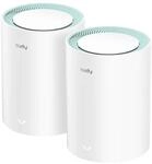 Cudy AX1500 WLAN 6 Whole Home Mesh System, 170 m&sup2;, M1500 2-Pack | 1201+300...