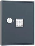 Profirst Schl&uuml;sselschrank Porter 48 Elektronikschloss Not&ouml;ffnung Stahl Grau 6