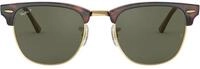 Ray-Ban Unisex Clubmaster Sonnenbrille, Mehrfarbig (Gestell: Schildkr&ouml;te, Gl&auml;ser: