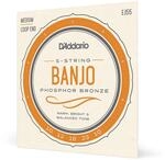 D`Addario Banjo 5-String Phosphor Bronze Medium | D'Addario Banjosaiten bieten hellen