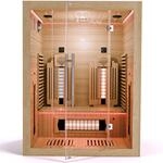ARTSAUNA&reg; Infrarotkabine Aarhus140 Natur 2 Personen - Vollspektrum 1750W 