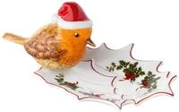 Villeroy & Boch - Toy's Fantasy Schale mit Vogel Bunt, Deko Schale Weihnachten,