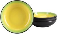 Creatable, 24932, Serie Hot Green, 4-teiliges Geschirrset f&uuml;r 4 Personen, Poke Bowl