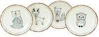 CreaTable, 21570, Serie Freunde des Waldes, 4-teiliges Geschirrset, Mehrzweckschale
