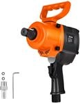 VEVOR Druckluft-Schlagschrauber, 2,54 cm Antrieb, Doppelhammer-Schlagpistole, bis zu