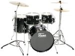 Fame FG20B-BK First Gig Studio Set, Schwarz, Komplettes Drum-Set, 20 Zoll...