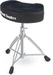 XDrum BeatSeat Drumhocker - Sitzfl&auml;che in Sattelform - Bezug aus schwarzem