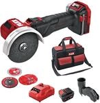 Flex Akku Winkelschleifer LBE 76 12-EC Set (schwarz/rot, LBE 76 12-EC C + CA +...