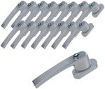 BASI | 16er Set Fenstergriff abschlie&szlig;bar | Farbe Wei&szlig; oder Silber |...
