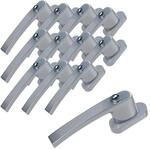 BASI | 12er Set Fenstergriff abschlie&szlig;bar | Farbe Wei&szlig; oder Silber |...