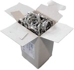 Wedo 2623020 Schl&uuml;sselringe Metallringe (20 mm Durchmesser, glanzvernickelt)...