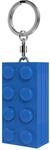 LEGO 2x4 Brick Schl&uuml;sselanh&auml;nger mit LED-Taschenlampe &ndash; ca. 7,6 cm gro&szlig;er...
