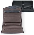 Windrose Schmucktasche XL nappa/schwarz (Vollrindleder)