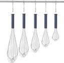 HENDI Schneebesen, R&uuml;hrbesen, Ballonschneebesen, 8 dicke Dr&auml;hte, Polypropylen Griff