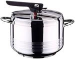 Schnellkochtopf aus rostfreiem Edelstahl - 3,5 l San Ignacio