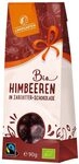 Landgarten Himbeere in Zartbitterschokolade, vegan, FairTrade, 90g